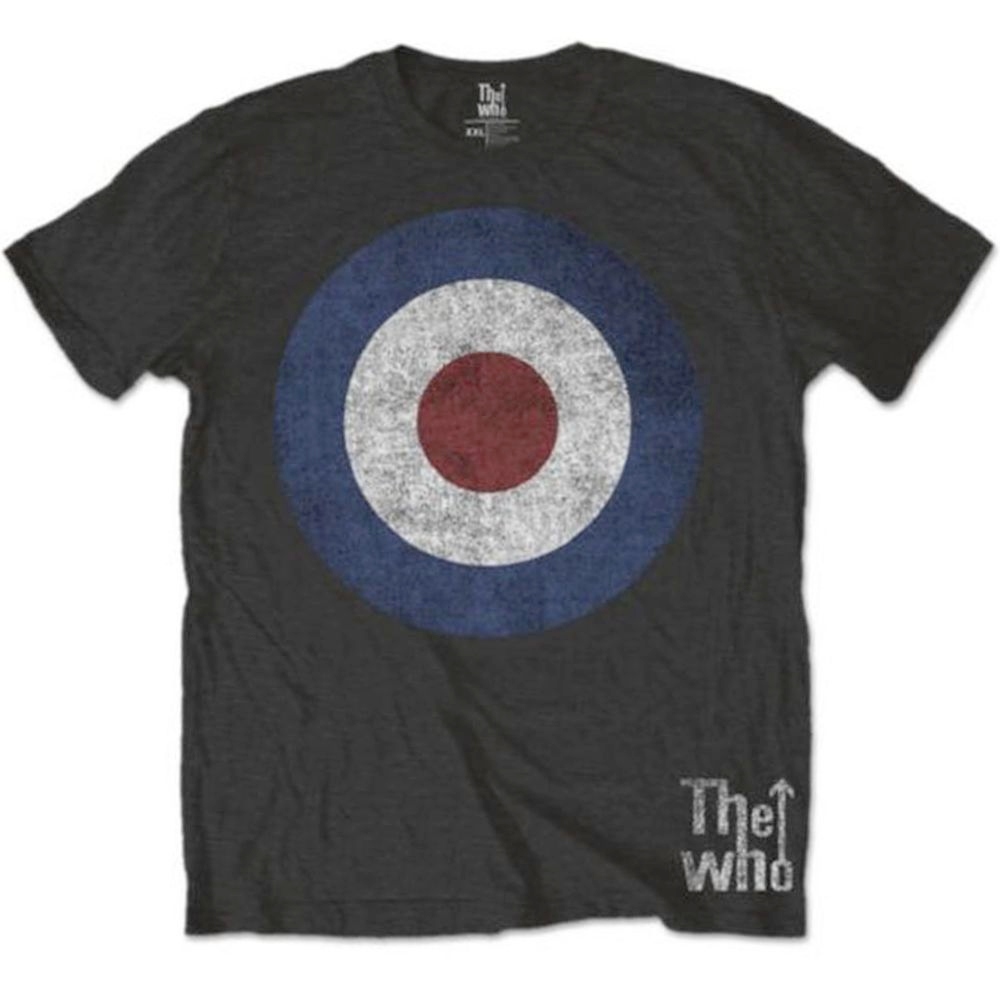 The Who - Target Distressed Tshirt Homme - Noir
